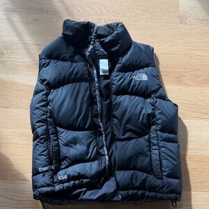 The North Face Black Puffer Down Vest